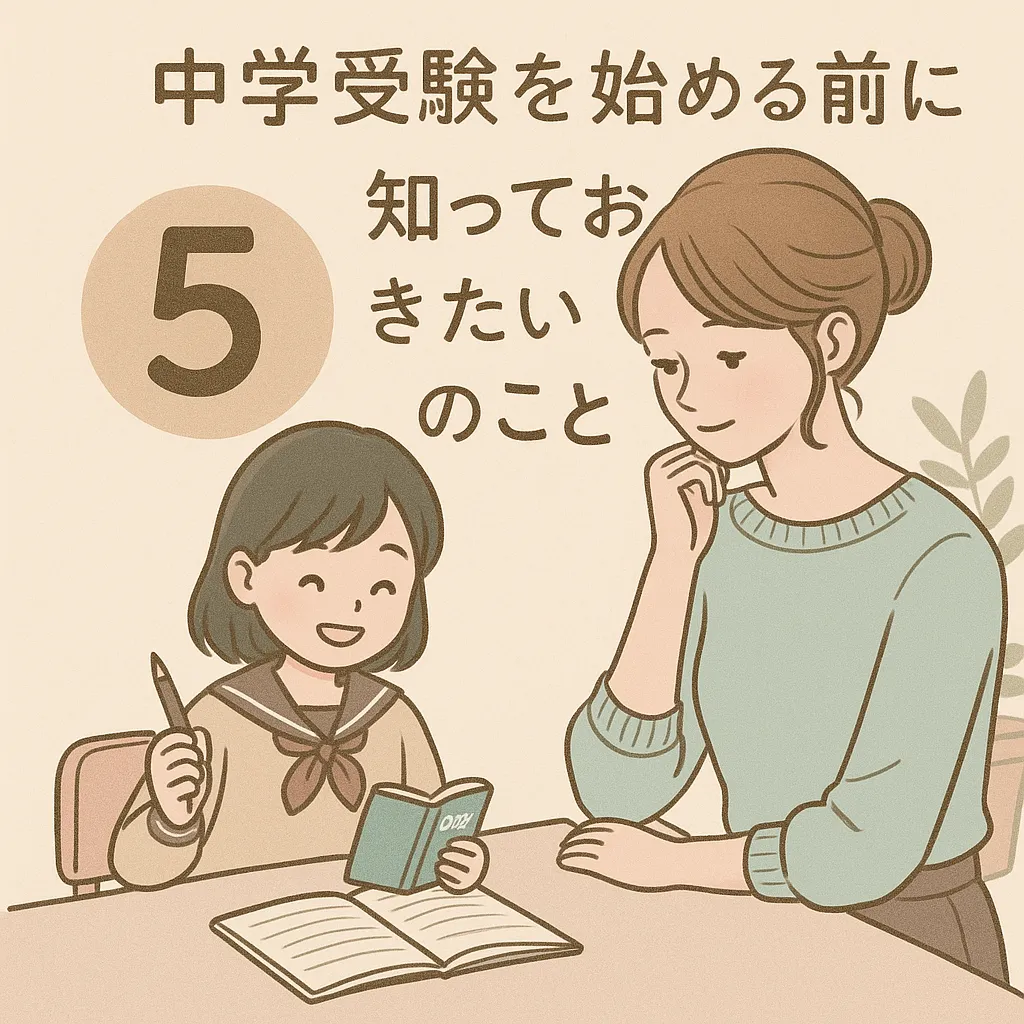中学受験を始める前に知っておきたい5つのこと